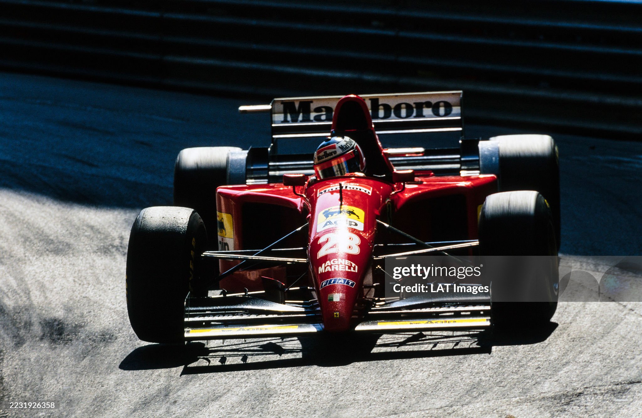 Gerhard Berger, Ferrari 412T2, during the Monaco Grand Prix at Monte Carlo on 28 May 1995. 
