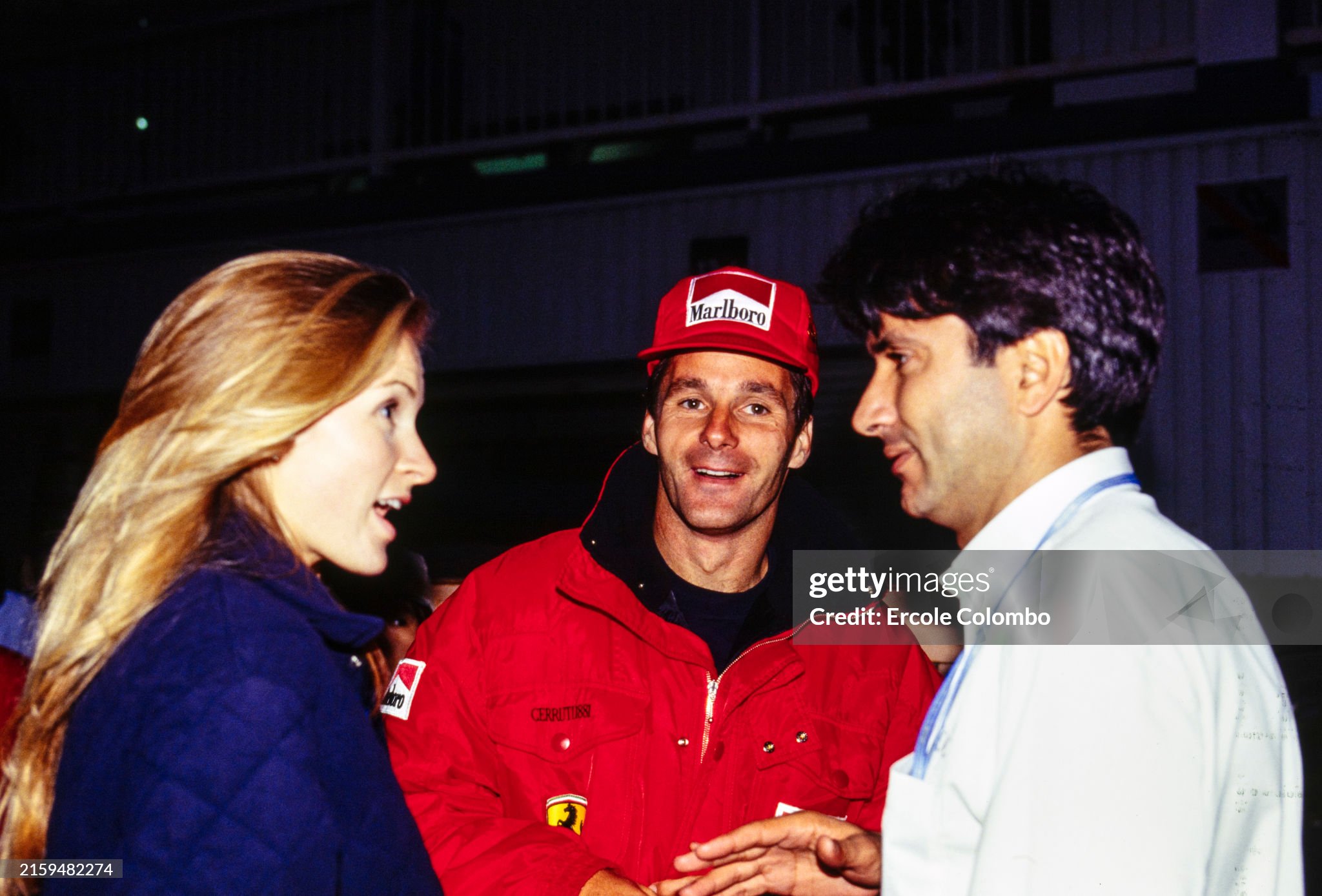 Gerhard Berger at the Japanese Grand Prix in Suzuka on 29 October 1995. 