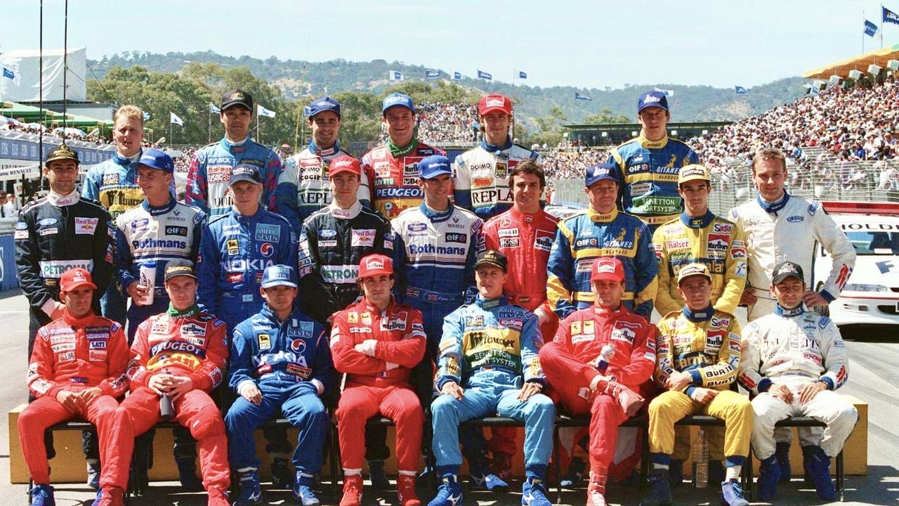 The Formula 1 driver lineup in Australia in 1995.