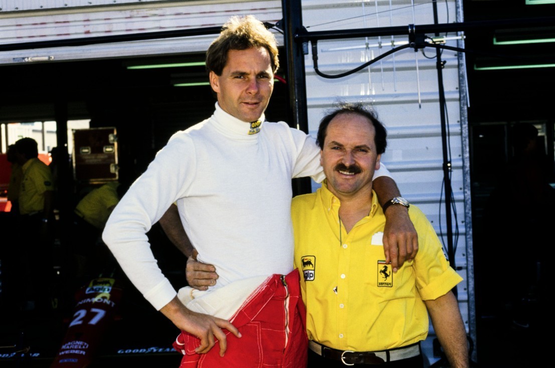 Gerhard Berger, Ferrari, in Australia in 1989.