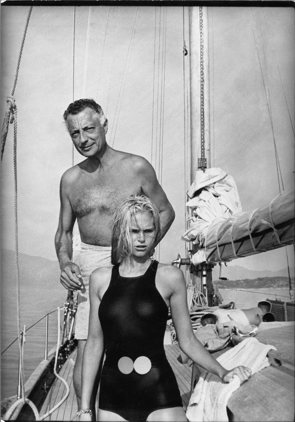 Gianni Agnelli with Heidi Von Salvisberg in 1967.