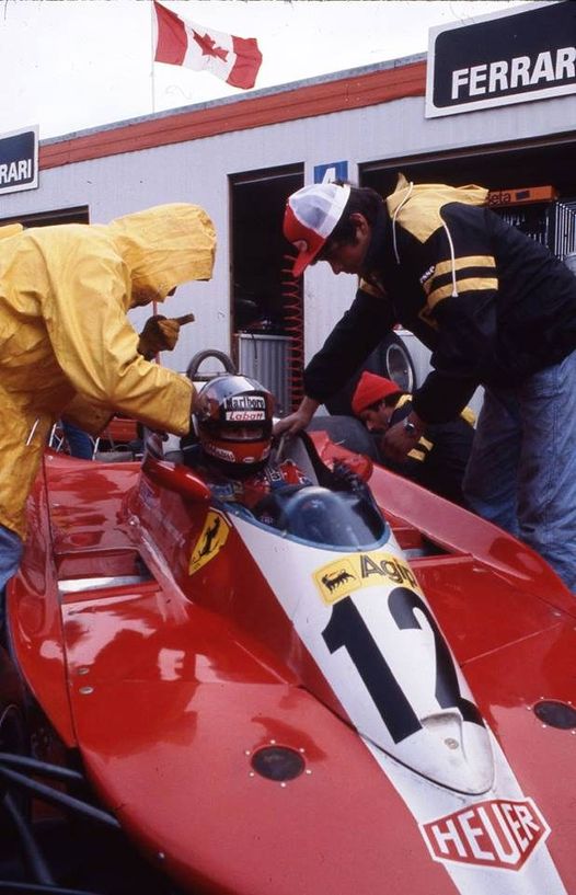 Gilles Villeneuve in his Ferrari 312T3. The 312 T3 was used for the first two races of 1979. In fact the T4 made her debut in South Africa.