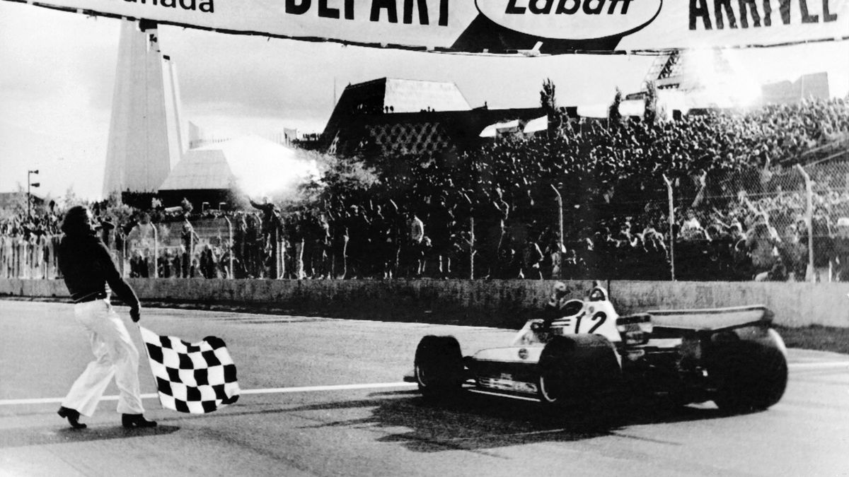 Gilles Villeneuve, Ferrari, at the Canadian Gran Prix in Montreal on 08 October 1978. 