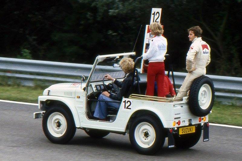 Gilles Villeneuve at Zandvoort Grand Prix on 26 August 1979. 