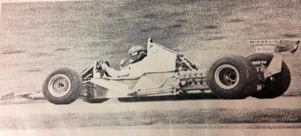 Gilles Villeneuve testing a naked 1980 Ferrari 312 T5 at Fiorano.