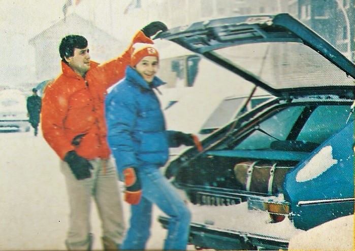 Gilles Villeneuve with Patrick Tambay and the Renault 30.