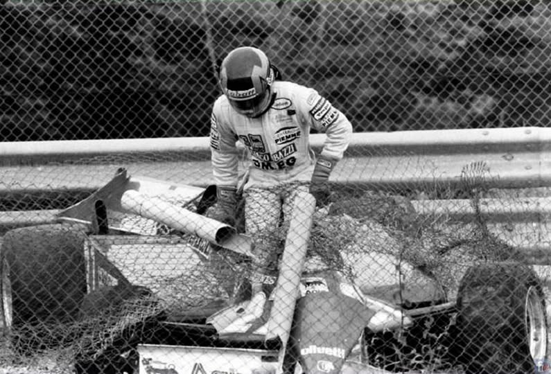 At the French Grand Prix in Dijon on July 04, 1981, during qualifying, Gilles Villeneuve went off the track at 240 kmh remained unharmed. 