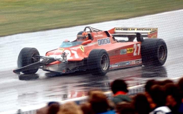 Gilles Villeneuve at the Canadian Grand Prix on 27 September 1981.