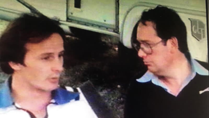 Villeneuve with Marriott in the 1981 interview.