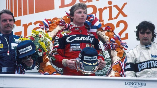 Pironi won the Dutch Grand Prix later in the season and was heading for the drivers’ championship, but he often referenced the death of his team-mate.