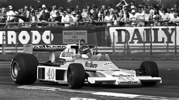 Gilles Villeneuve made his F1 debut at the British Grand Prix in 1977 driving for McLaren. He finished 11th but should have been placed higher.