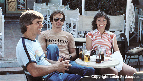 Jean-Pierre St-Jacques, Gilles and Joann Villeneuve. 