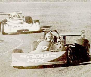 Gilles Villeneuve racing.