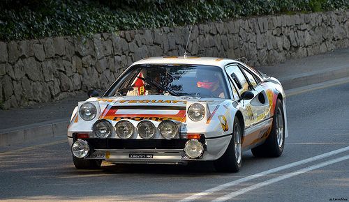 Ferrari 308 GTB Michelotto Group 4 rally.