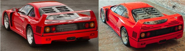 Left: Prototype, #75052. Right series production, #83620.