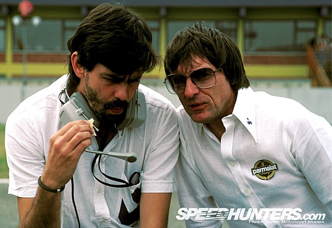 Gordon Murray and Bernie Ecclestone.