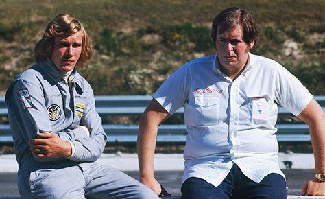 Lord Hesketh and James Hunt.