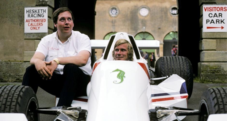 Lord Hesketh with James Hunt.