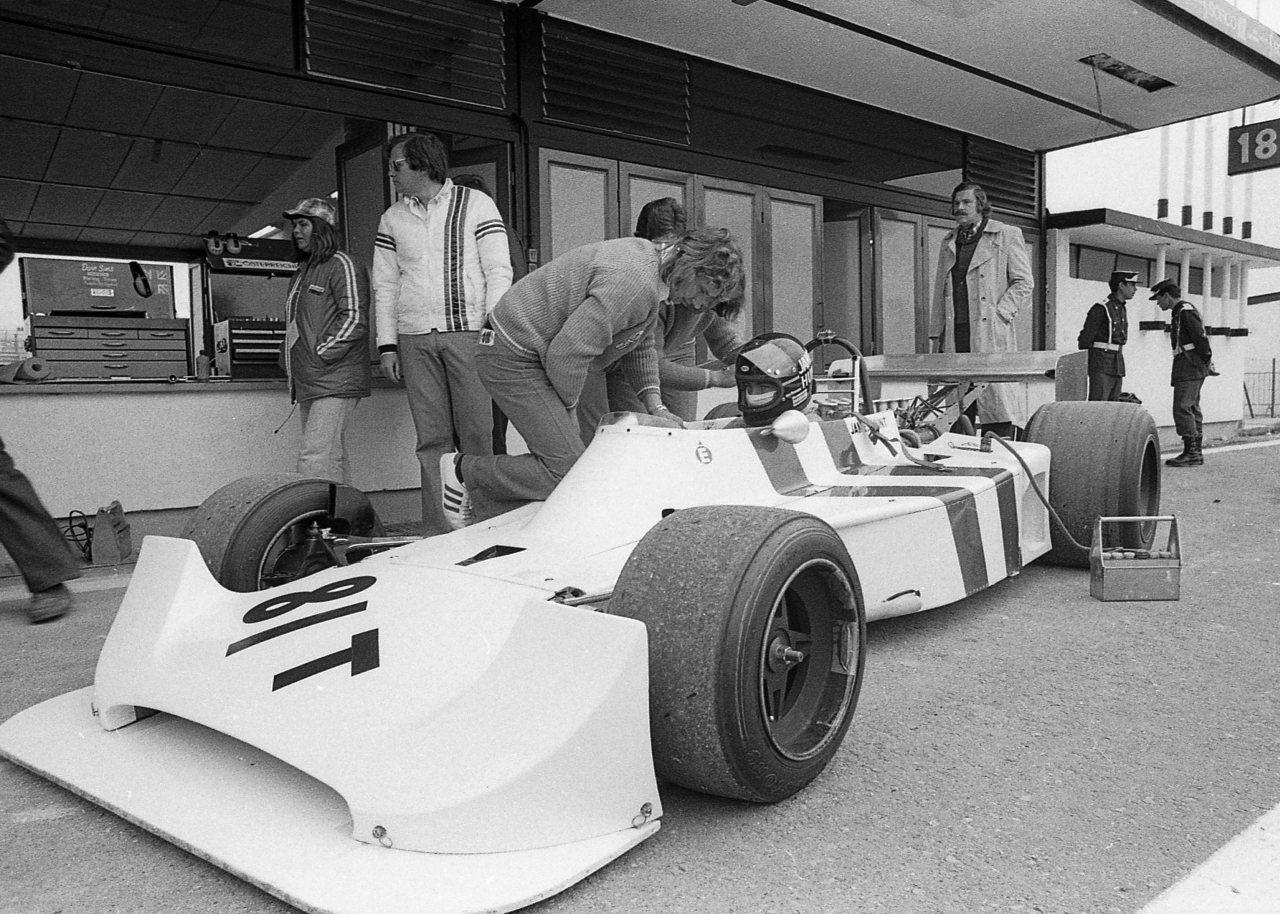 James Hunt in a Hesketh.