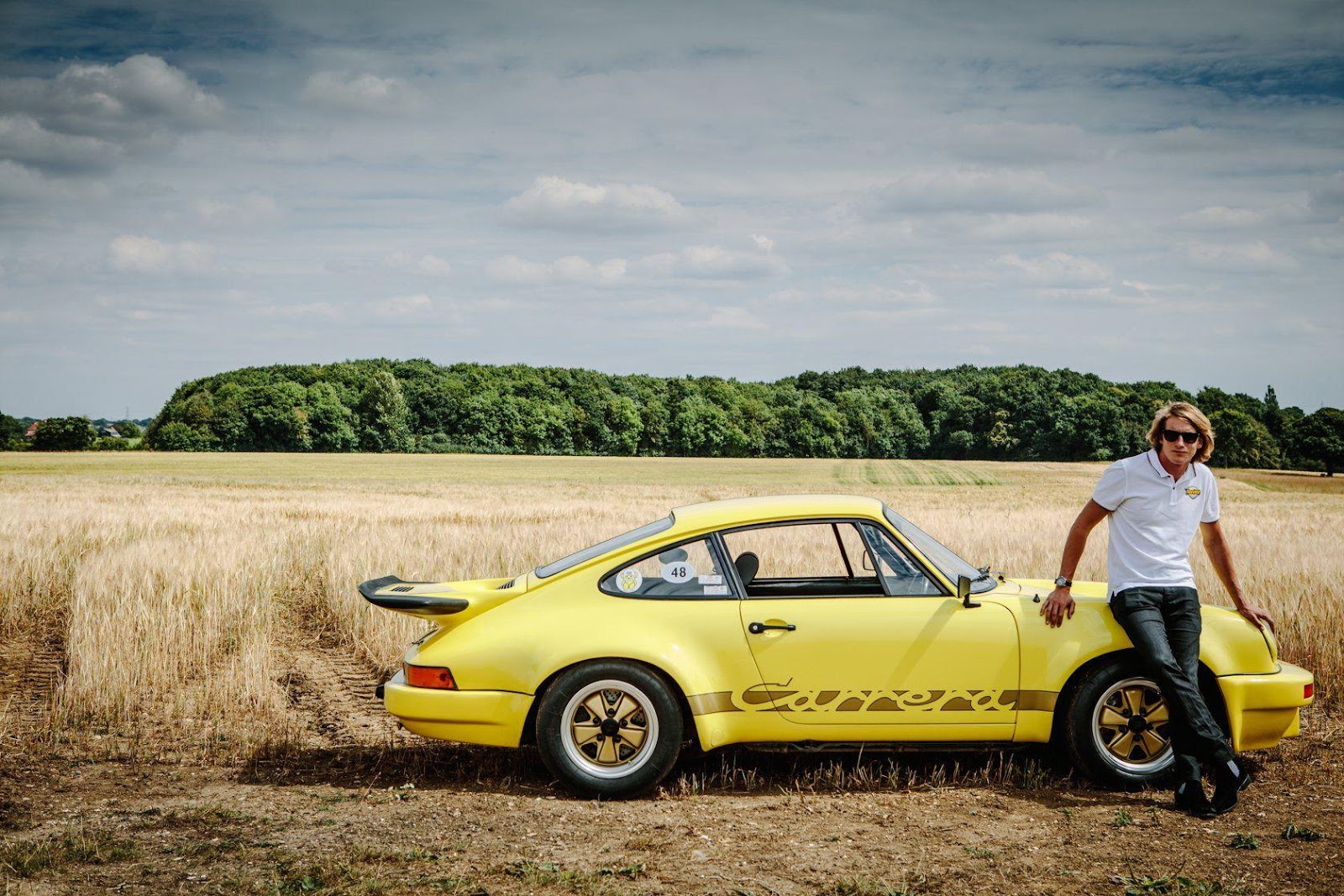 The ex-Lord Hesketh 1974 Porsche 911. 
