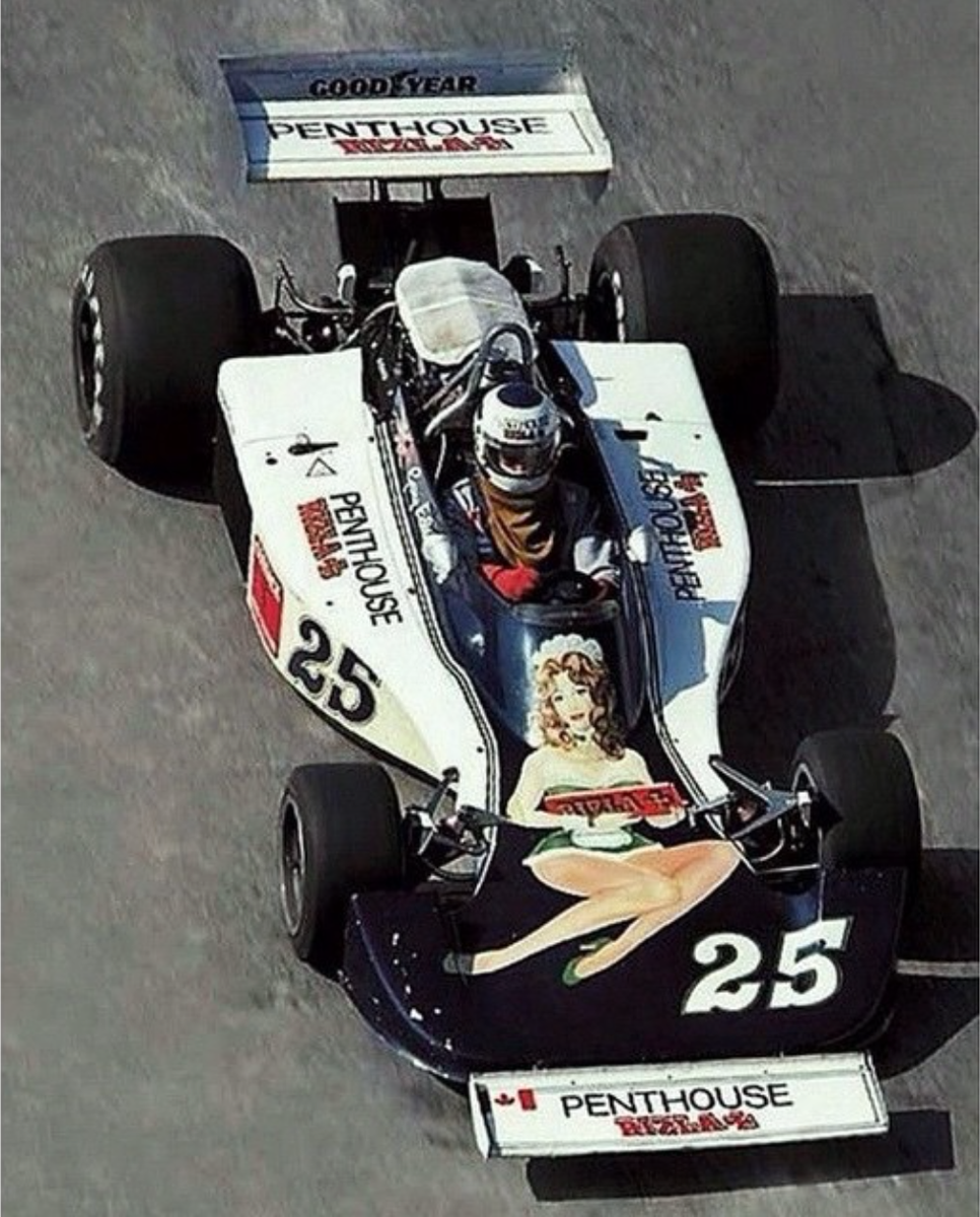 The Penthouse sponsored Hesketh 308D, 1976.