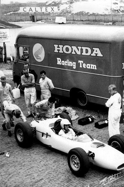 The Honda racing team.