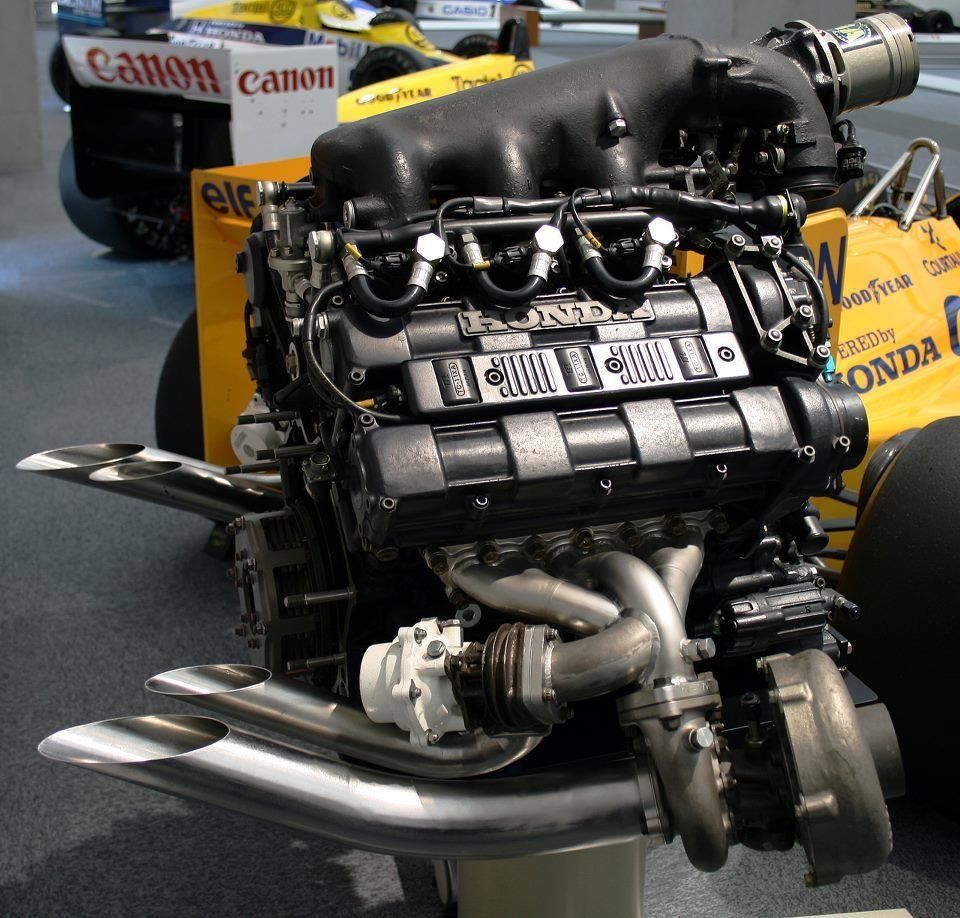 1987 Honda RA167-E turbocharged V6 (William FW11B and Lotus 99T).