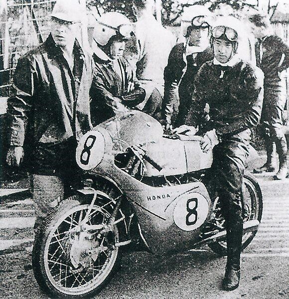 The first Honda race at the Isle of Man Tourist Trophy, ended with victory in the constructors' team standings in the 125 class.