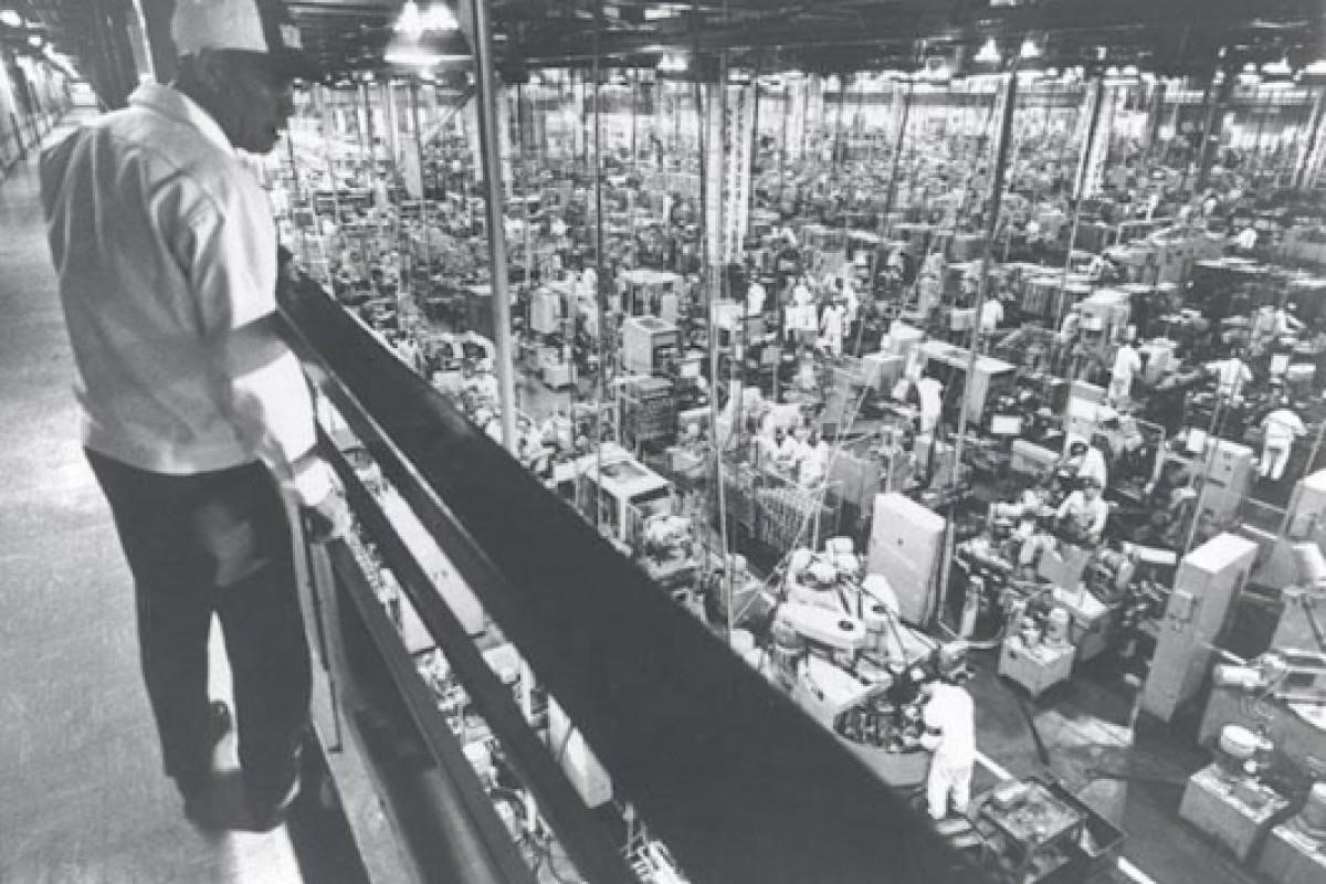 The Suzuka factory in 1971, just 13 years after the first factory was built.