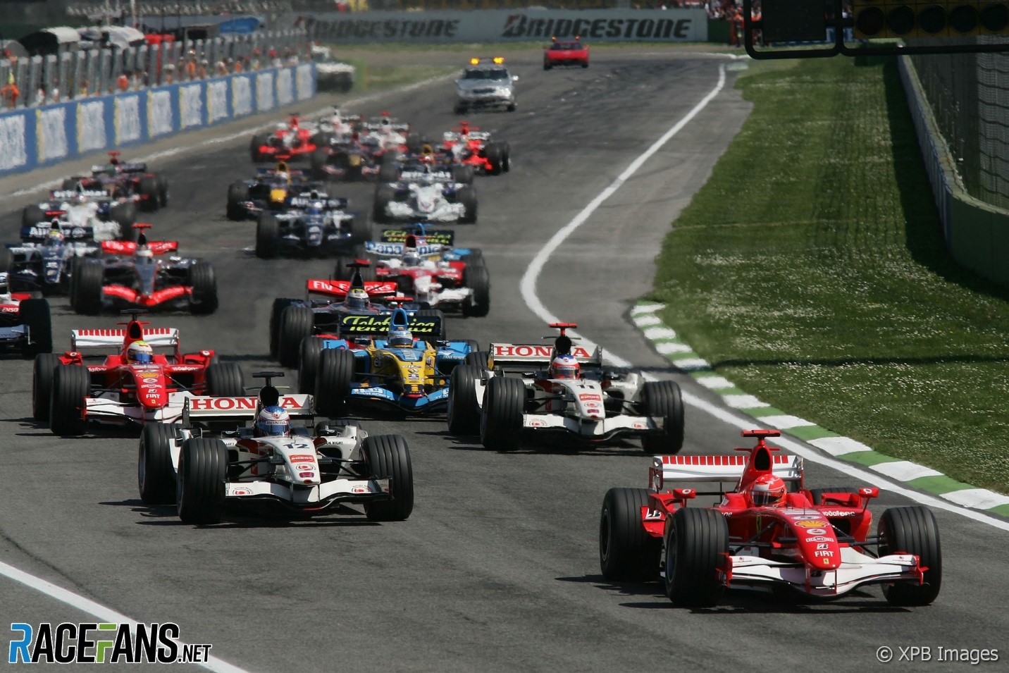 A F1 race at Imola.
