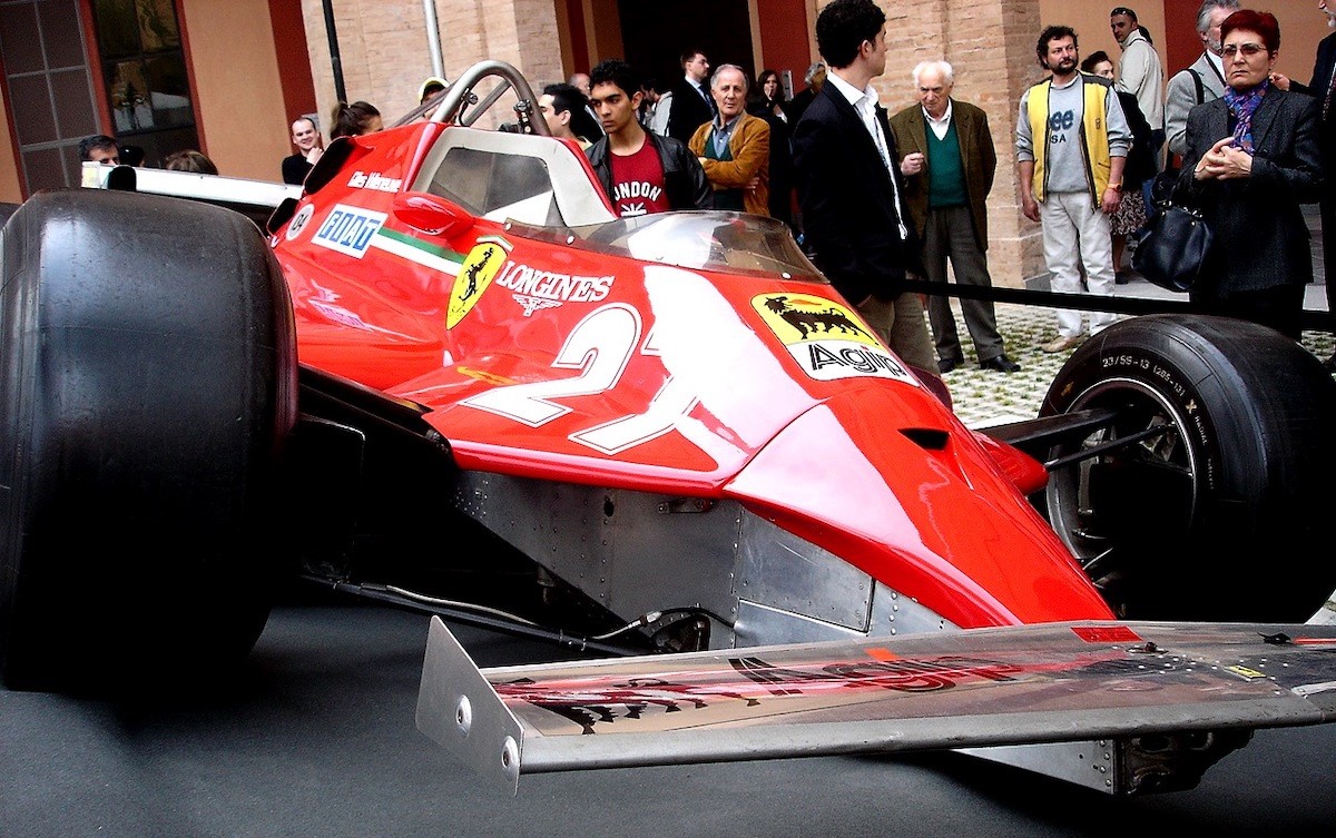 Gilles Villeneuve's Ferrari.
