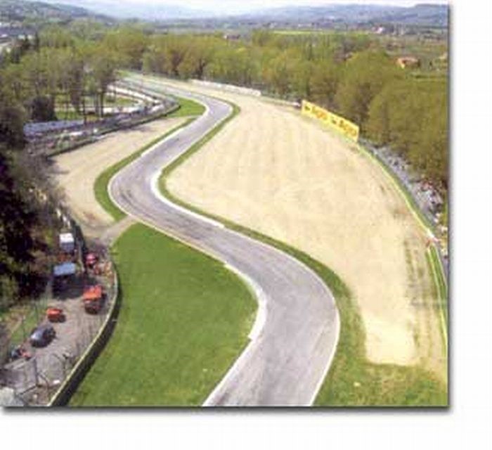 The Tamburello curve at Imola.