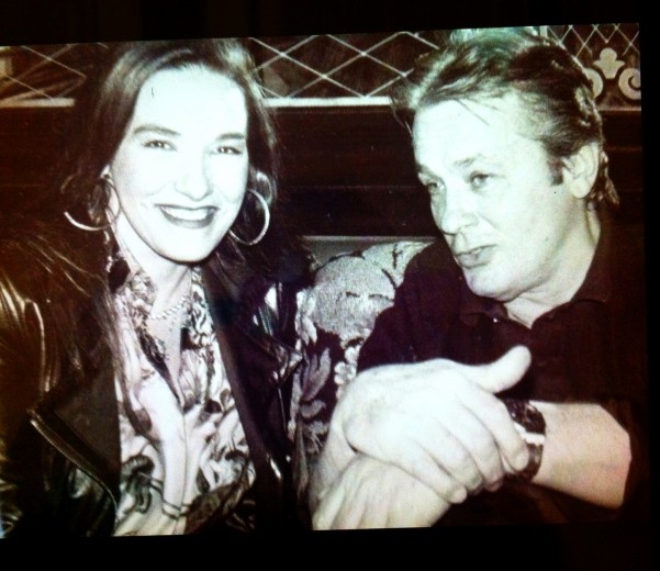 Alain Delon with Beatrice Jannozzi, the club's owner. Jackie O', one of the clubs that shaped Roman nightlife history, turns 40.