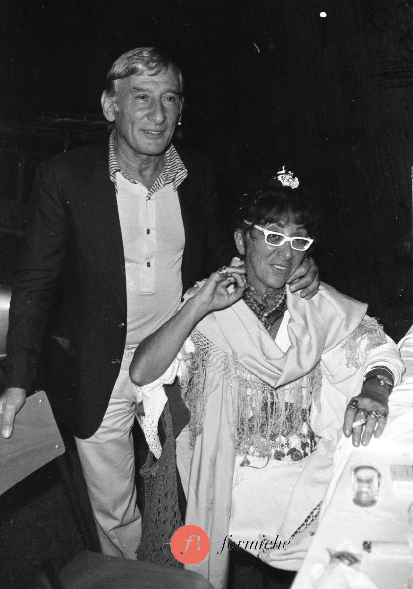 Lina Wertmuller and Renato Rascel in 1977.