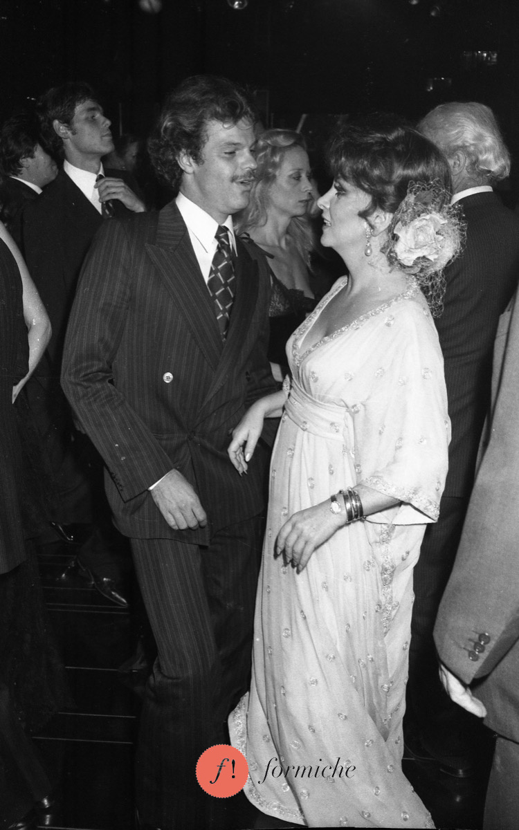Egon von Fürstenberg and Gina Lollobrigida in 1978.