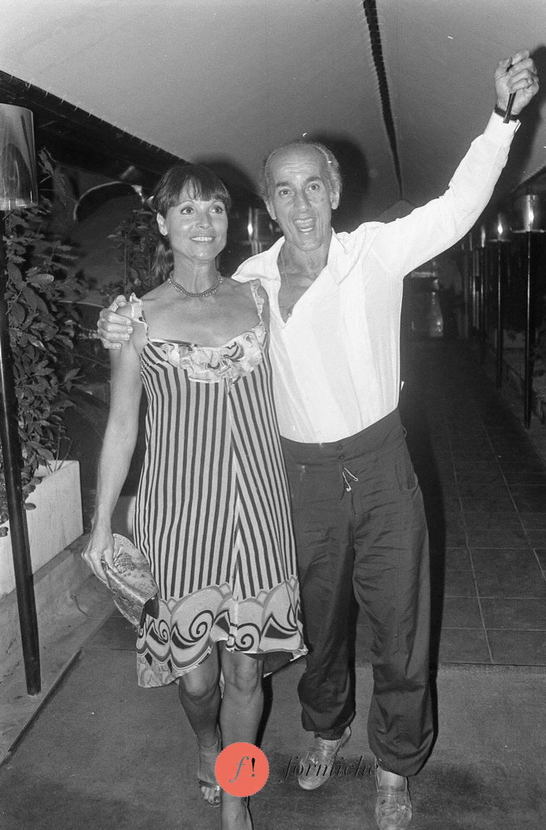 Elsa Martinelli with prince Dado Ruspoli in 1982.