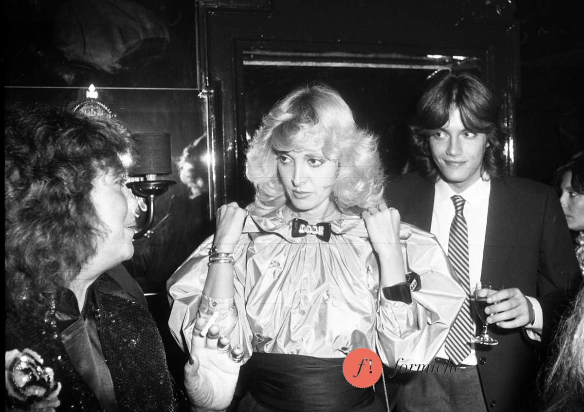 Beatrice Gori with Cristiano De Andrè in 1982.