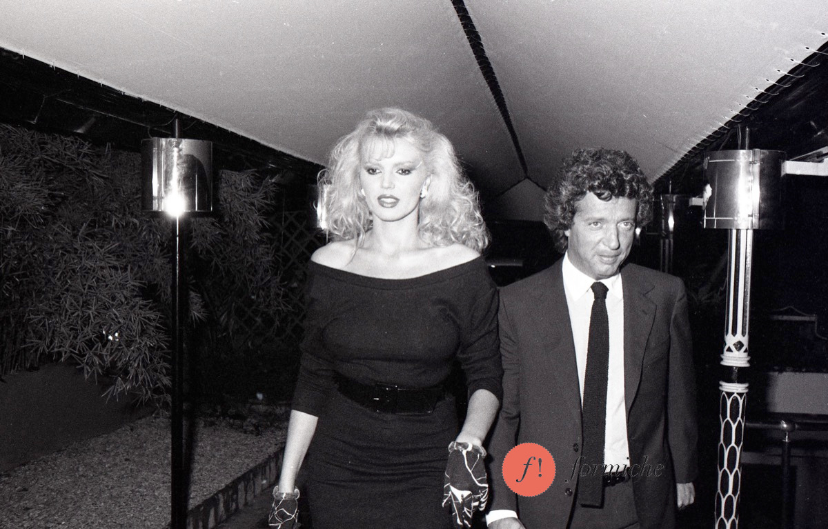 Rita Rusic and Vittorio Cecchi Gori in 1983.