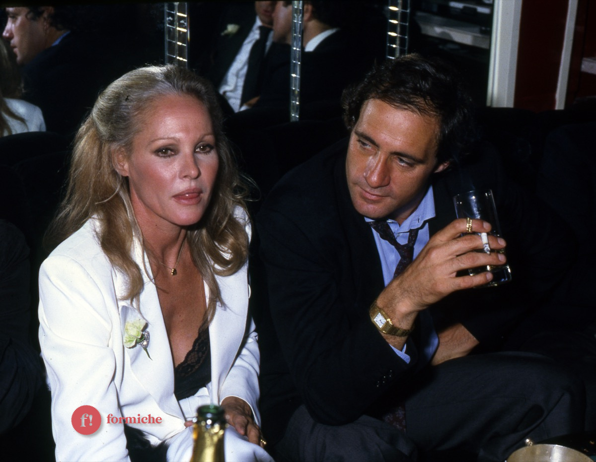 Ursula Andress with Giorgio Chinaglia.