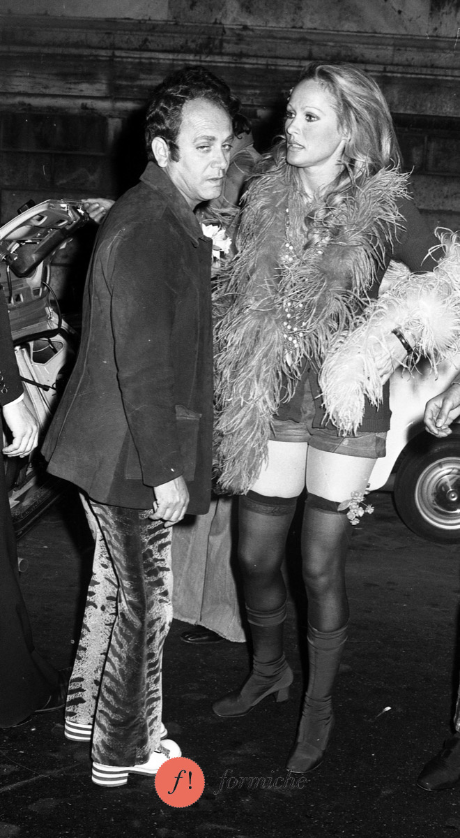 Ursula Andress and Angelo Frontoni in 1974.