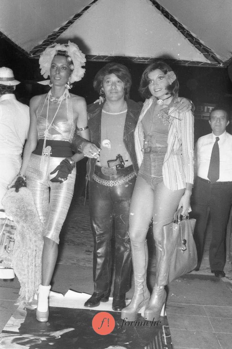 Helmut Berger’s party in 1974.