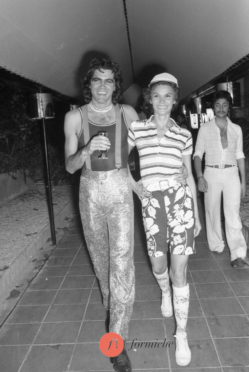 Helmut Berger’s birthday party in 1974.