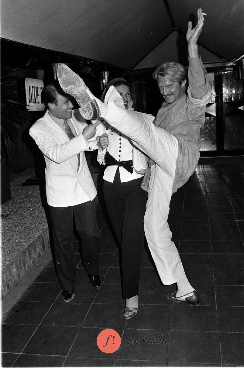 Paloma Picasso and Gil Cagnè.