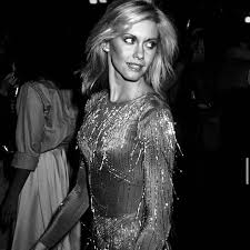 An elegant vintage girl in the 70s.