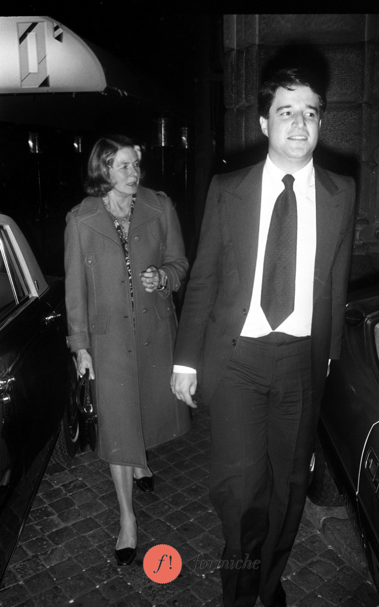 Ingrid Bergman and Christian De Sica in 1975.