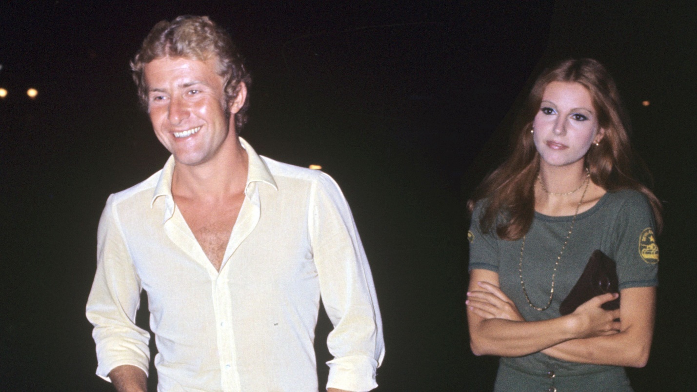 Nicky Pende with his then-wife Stefania Sandrelli in 1972. 