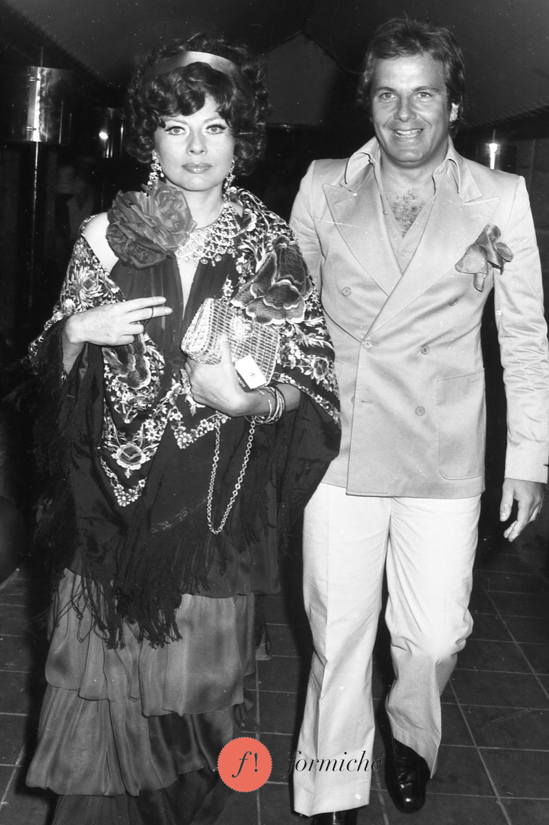 Soraya Esfandiary Bakhtiari and Massimo Gargia.