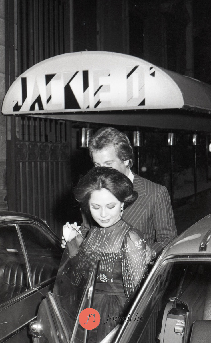 Massimo Gargia and Dewi Sukarno.