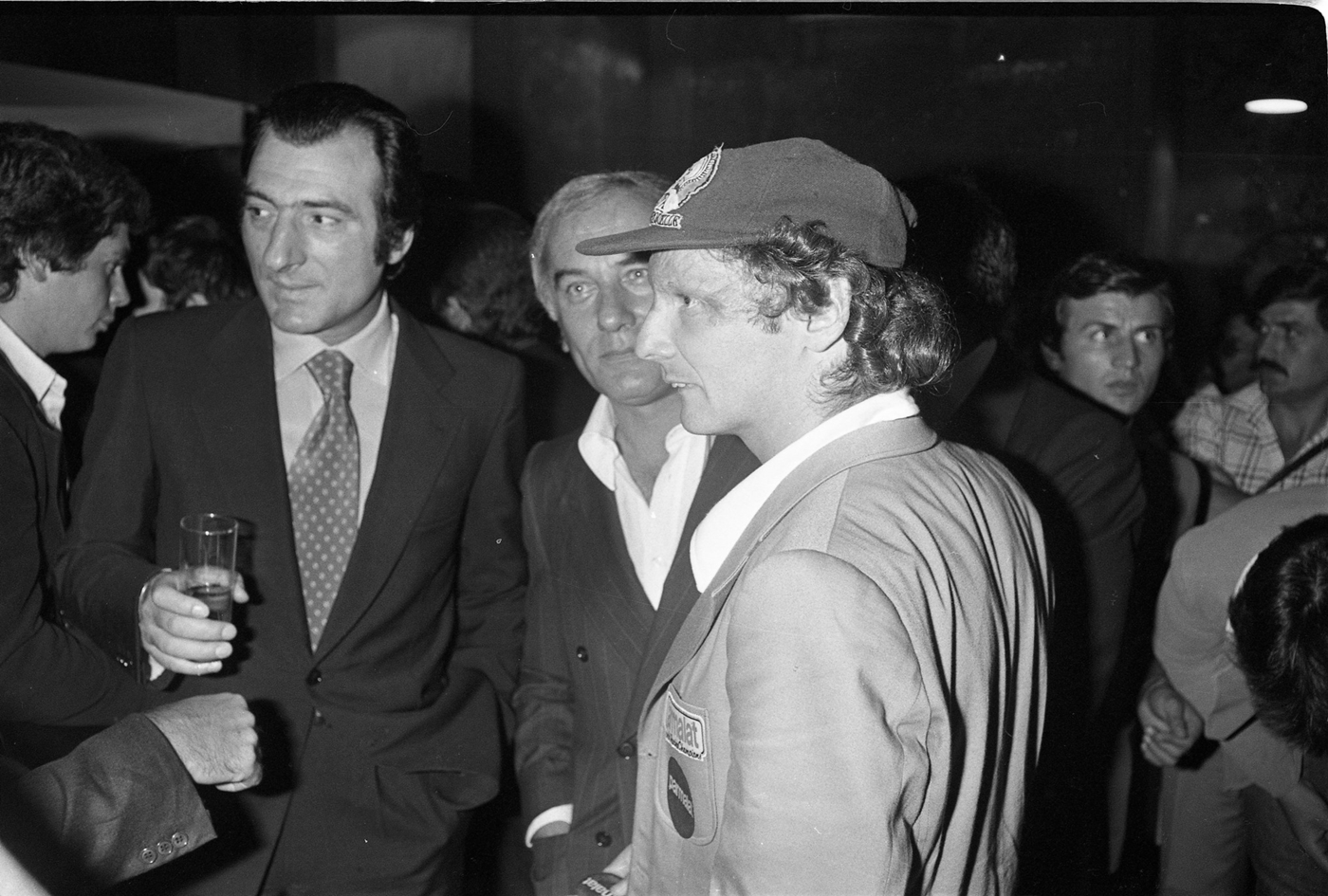 Niki Lauda at Jackie O’ in 1977.