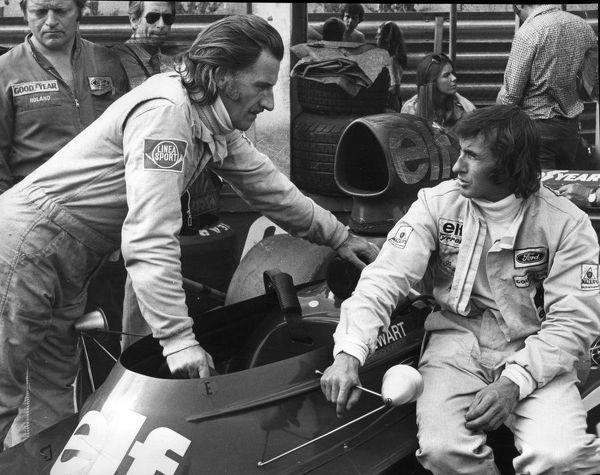 Graham Hill and Jackie Stewart.